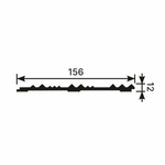 Cosca Decor. Панель RP005, 156х12x2800мм, Экополимер