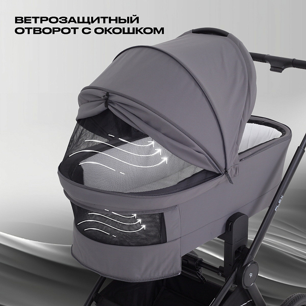 Детская коляска Rant Flex 2 в 1 RA076 Graphite