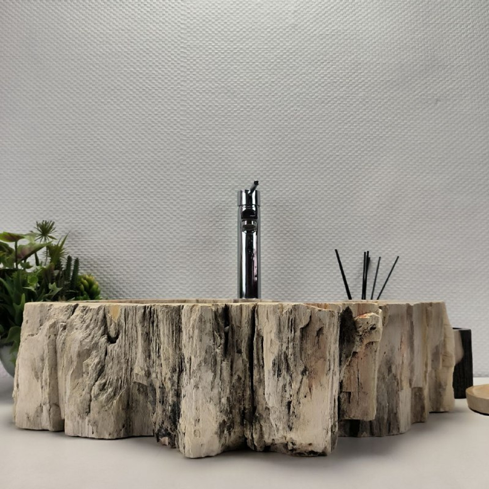 Раковина из окаменелого дерева Fossil Basin OD-02133 58*41*15