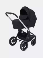 Коляска детская MOWBaby "ZOOM"PU (2в1) RA086 Silver Black