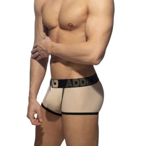 Мужские трусы хипсы бежевые с пуш-ап Addicted AD1083-20