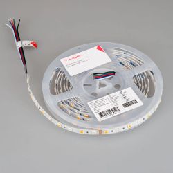 Светодиодная лента RT-B60-10mm 24V RGBW-Warm (14.4 W/m, IP20, 5060, 5m) (Arlight, Открытый) 018327(2)