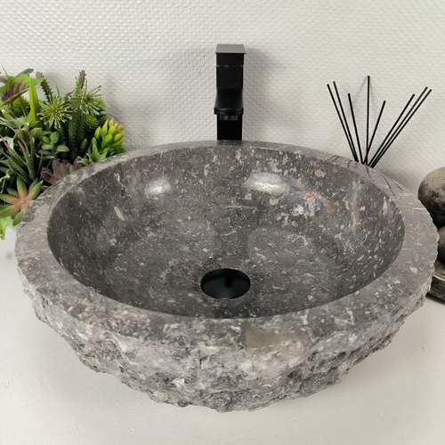 Раковина из мрамора Erozy Grey EM-64530 46*46*15 0186
