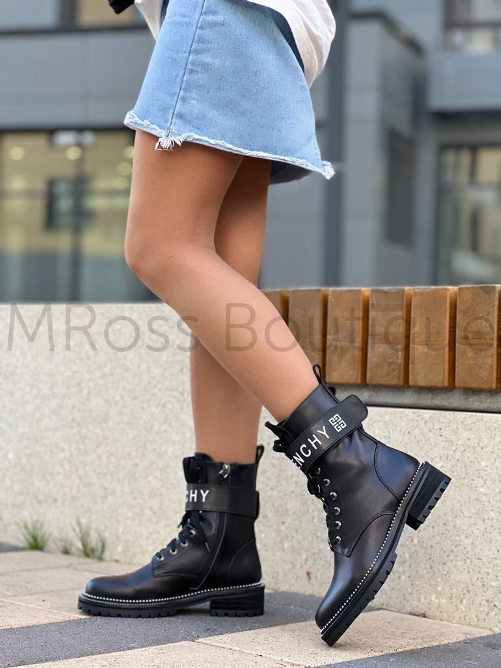Женские демисезонные ботинки Givenchy Живанши люкс класса