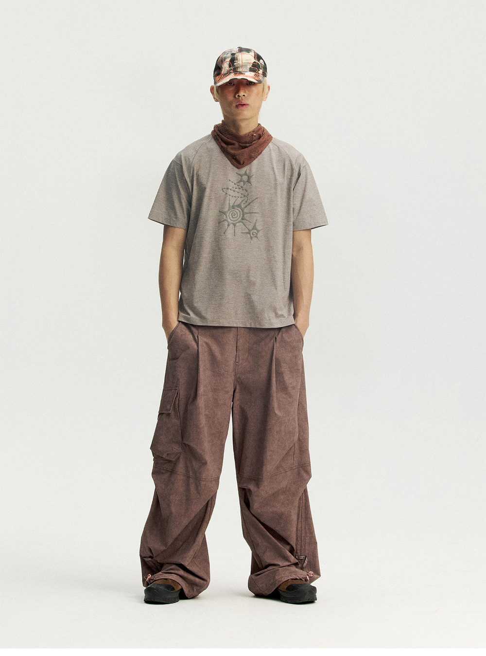 Футболка Nothomme Monterest Totem серый