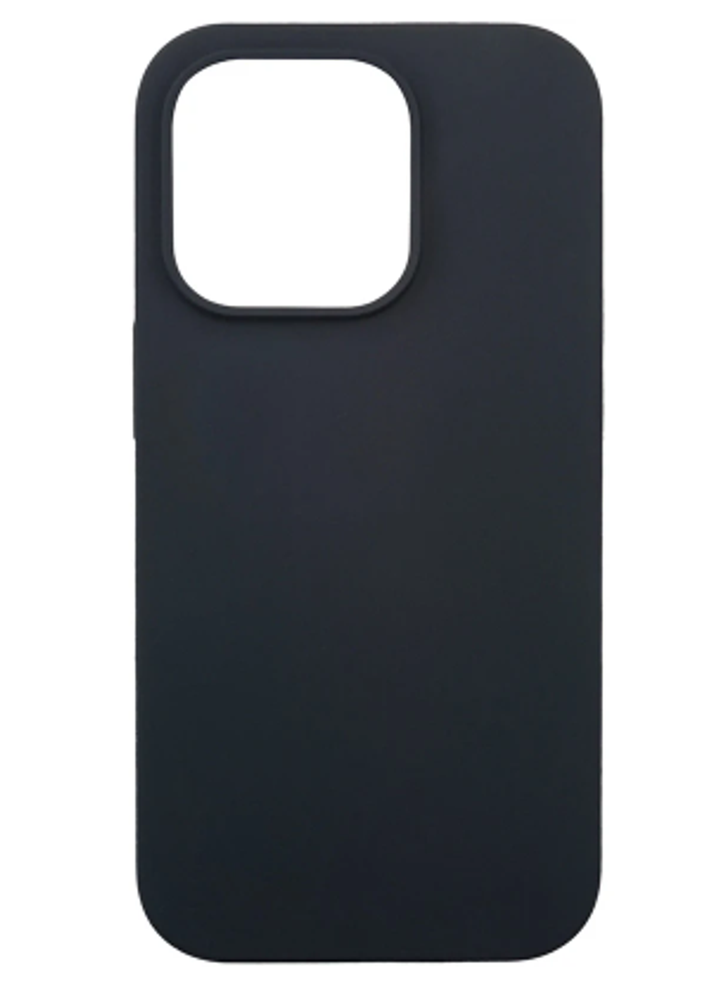 Чехол-накладка Puloka Solemn Magsafe для iPhone 15 Pro силиконовый soft-touch (черный)