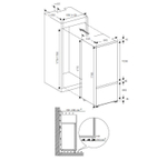 Холодильник Graude IKG 180.2 схема встраивания