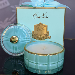 Свеча ароматическая Cote Noire Art Deco Tiffany Blue & Gold