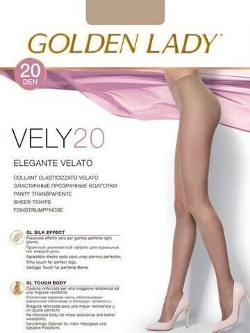 Колготки классические, Golden Lady, Vely 20