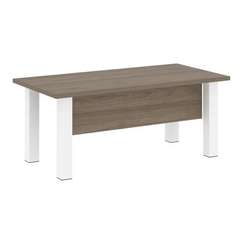 Yalta Стол руководителя LT.D-18.1 Вяз Благородный/Металл Белый 1800*900*750