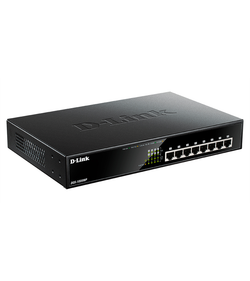 D-Link Unmanaged Switch 8x1000Base-T PoE, PoE Budget 125W, metal case