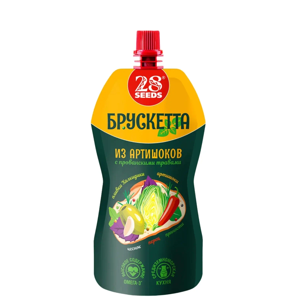 Набор брускетт 28SEEDS «Ассорти» — 6 вкусов