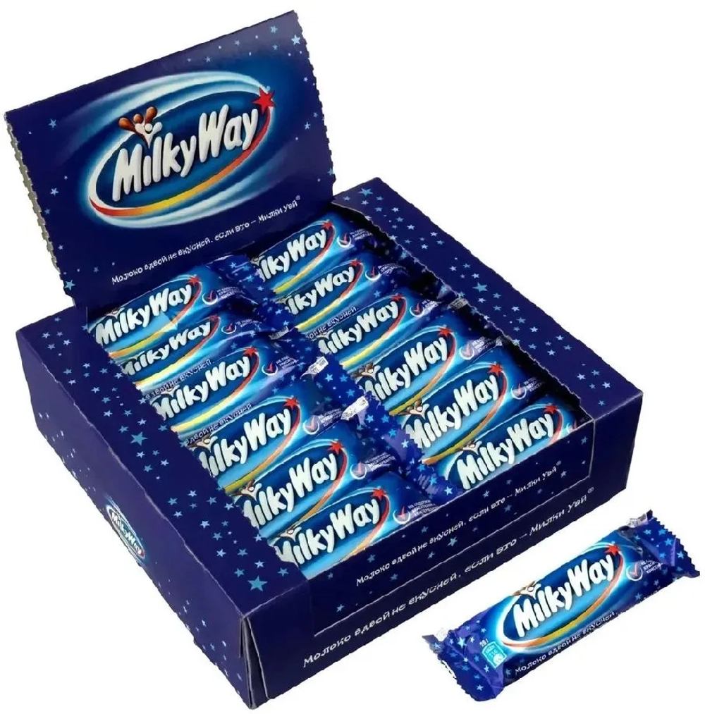MILKY WAY Батончик шоколадный 26гр, блок 36шт.