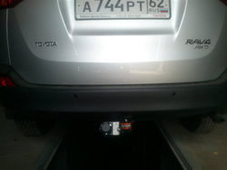 Фаркоп для Toyota RAV4 (2012-) (без электрики) (паспорт и сертификат) AvtoS.TY34