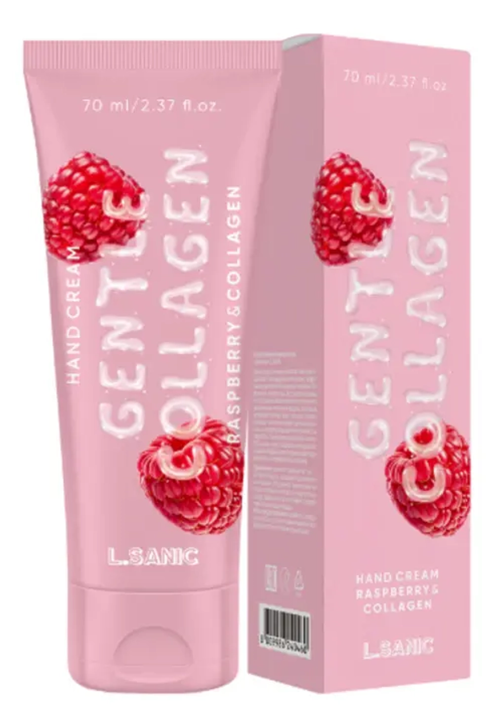 Крем для рук коллагеновый с малиной L.SANIC Collagen Raspberry Hand Cream 70 мл