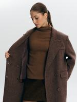 Двубортное пальто