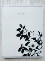 Тетрадь 96 листов А5+. "Акварельные Цветы", общая, клетка. Формат А5+ (163*203 мм). Арт.120049. С полями. Комплект 5 шт.