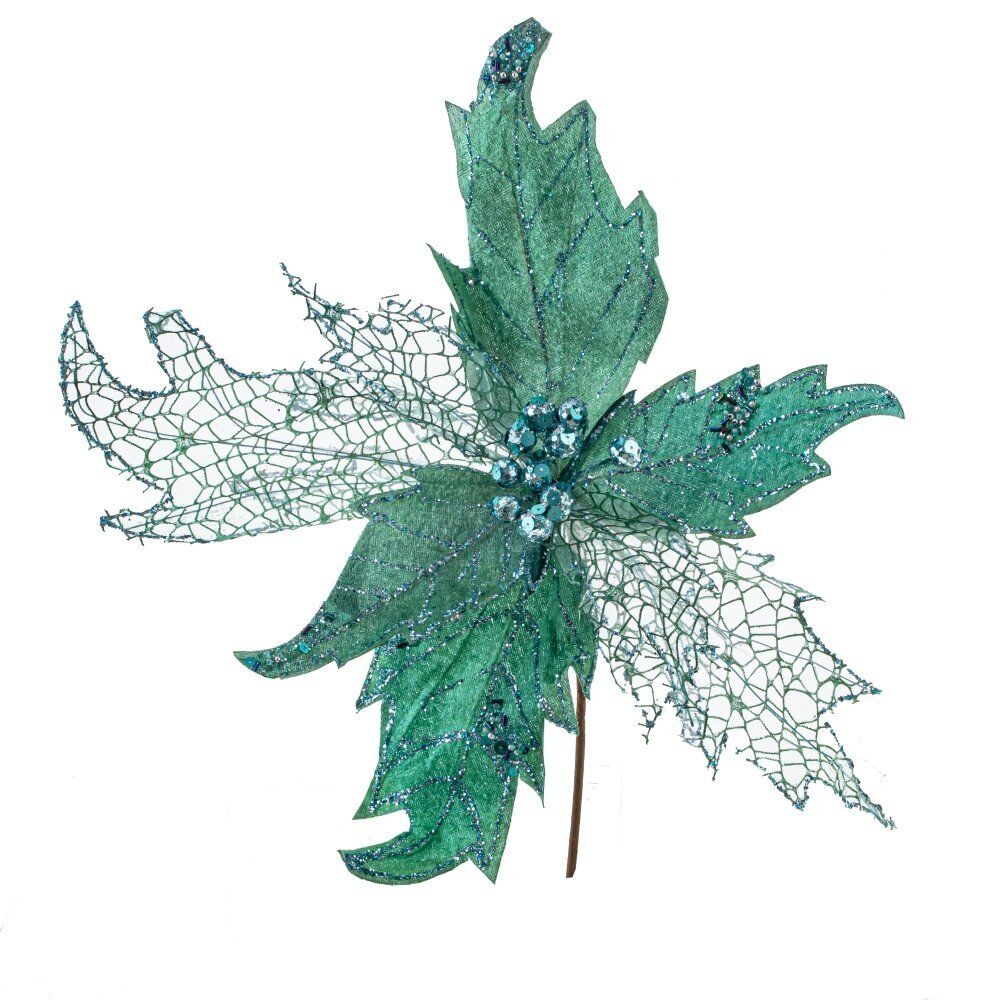 GAEM Цветок искусственный "Пуансеттия", L37 W37 H50 см