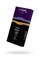 Презервативы Domino, classic, colour beauty, латекс, 18 см, 5,2 см, 6 шт. (Цвет: прозрачный)