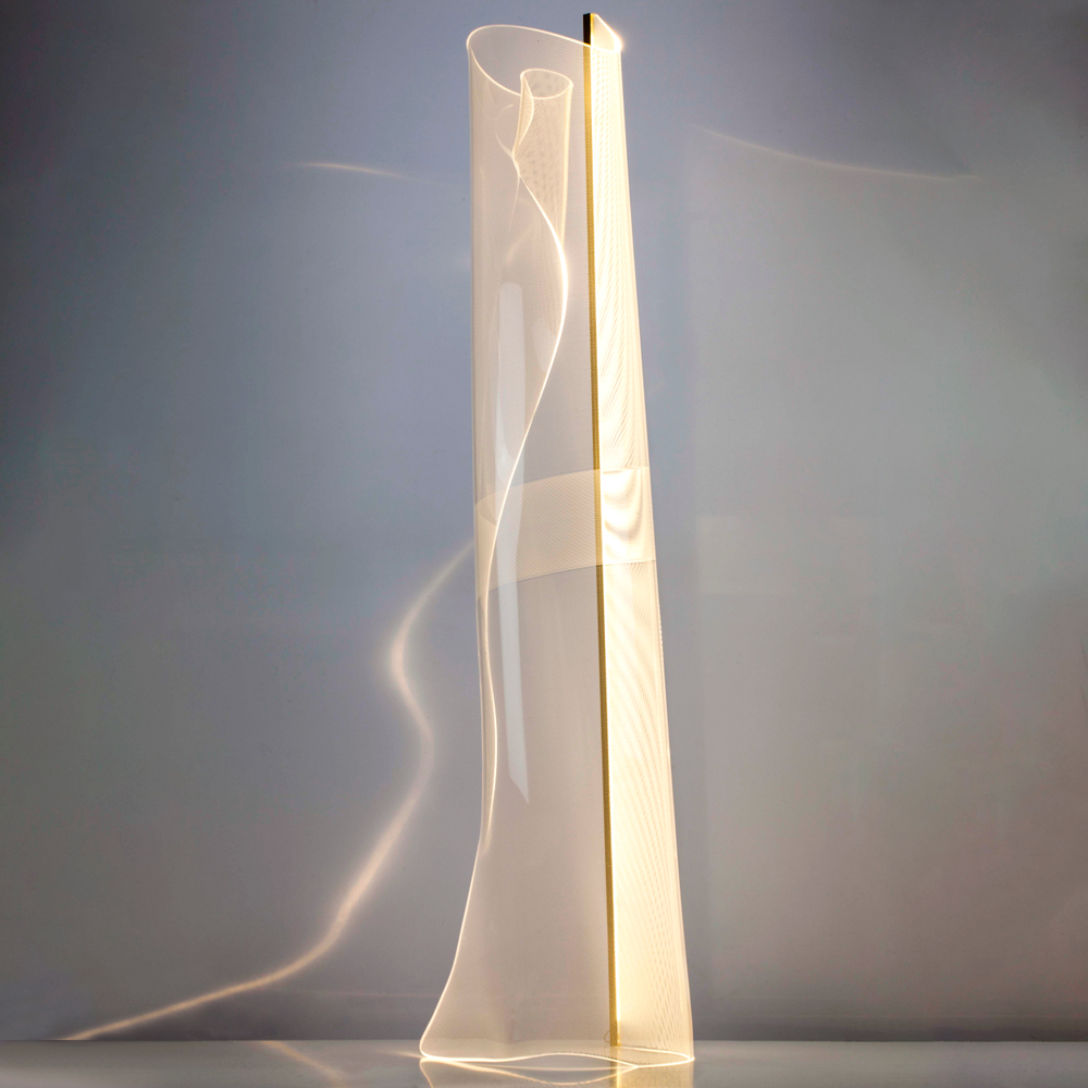 738793 Торшер VARESE 30W LED 2000LM 380G ЗОЛОТО 3000K