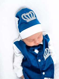 Комбинезон на выписку для новорожденного джентльмен