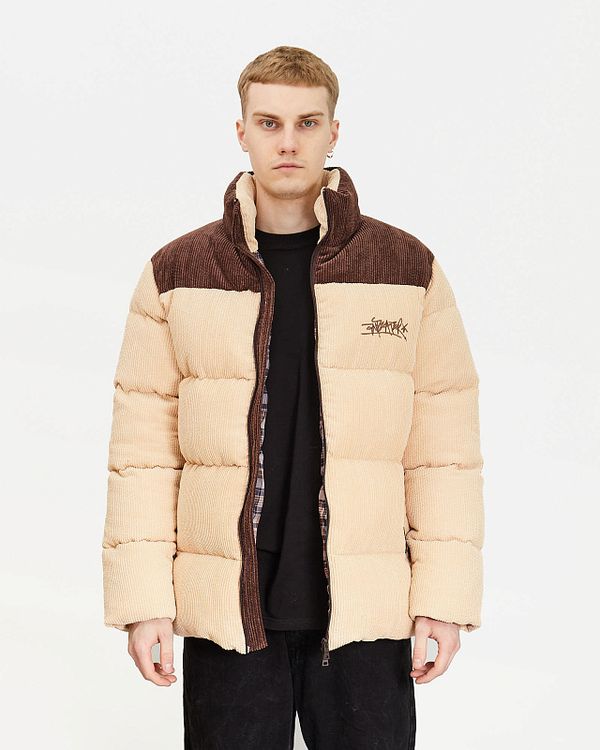 Пуховик AW24 Downjacket Velvet Combo Beige - фото 2