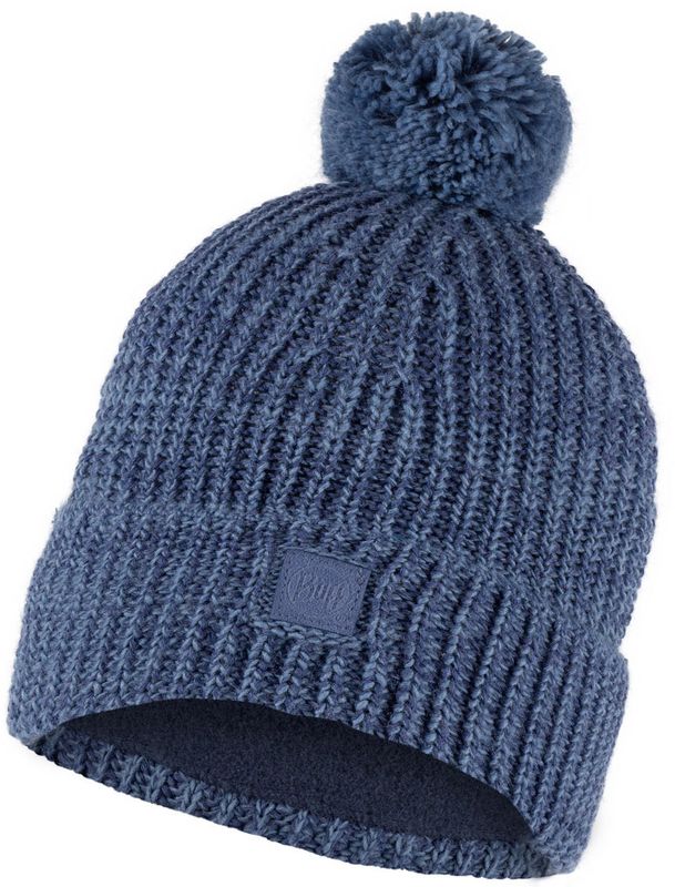 Шапка вязаная с флисом Buff Hat Knitted Polar Vaed Dusty Blue Фото 1