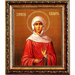 Елисавета праведная, мать Иоанна Предтечи. Икона на холсте.