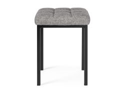 Табурет Байя рогожка графит / черный матовый