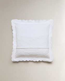Zara Home наволочка декоративная из хлопка, белый, 50x50 см · 5163/007