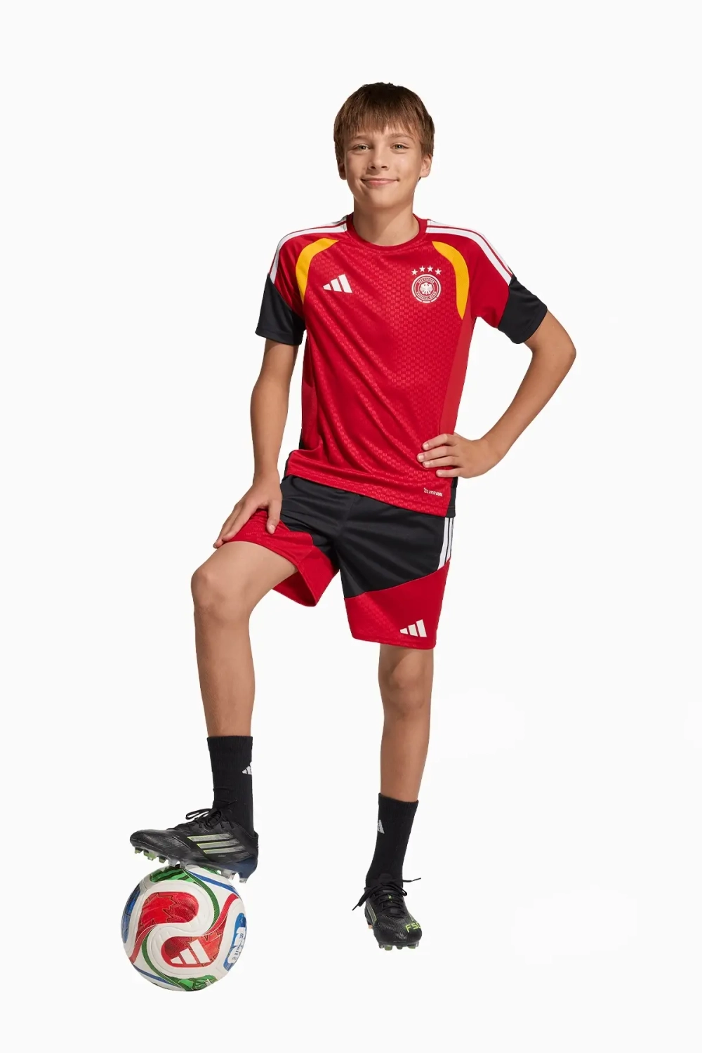 Футболка adidas Germany 2026 Training Junior - красный