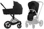 Коляска Cybex Priam IV Matt Black complete и автокресло Cloud G i-Size Magic Black 3 в 1 Sepia Black