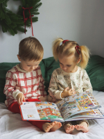 Пижама Mjölk Клетка новогодняя, на манжетах