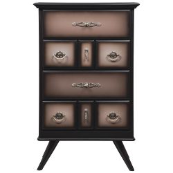 Комод Пандора - 1 с 4 ящиками Орех Оберджин Шоколад