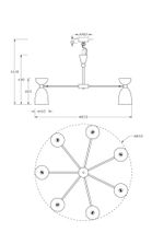 Подвесной светильник Maytoni MOD113PL-07W