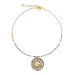 Колье Coeur de Lion Beige-Gold 2036/10-1016
