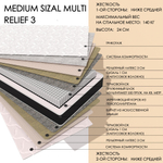 Medium Sizal MULTI Relief3