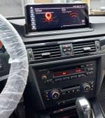 Магнитола для BMW 3-серия E90 2005-2012 (врезка по шаблону) - Parafar PF5273i6/128 монитор 10.25" на Android 13, Быстрая, CarPlay, 4G SIM-слот, джойстик iDrive в комплекте