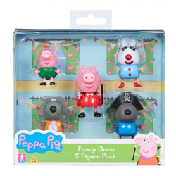 TM Toys Peppa Pig - Набор из 5 фигурок в красивых костюмах 06667