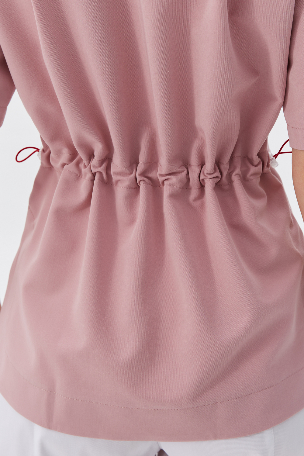 Топ с запахом медицинский женский Йошо, роза