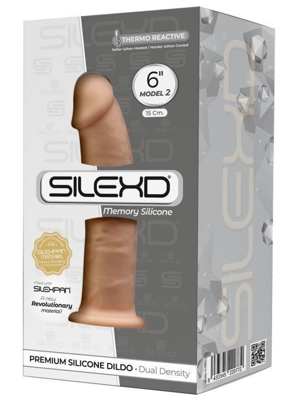Телесный фаллоимитатор-реалистик на присоске Model 2 6’’- 15,4 см.