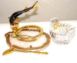 Икорница на агате