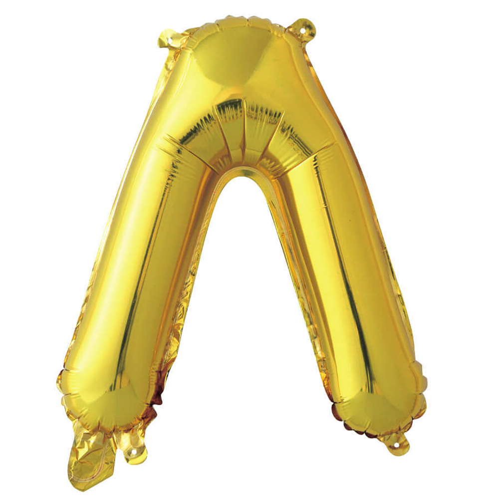 Шар Мини-Буква золото (воздух)