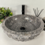 Раковина из мрамора Erozy Grey EM-64530 46*46*15 0186
