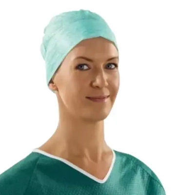 Колпак хирургический Sentinex NOVA (Сентинекс Нова) на завязках, шапочка (100 шт/уп) арт 17424