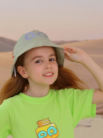 Панама детская солнцезащитная для девочек и мальчиков со светоотражающим эффектом CROOT