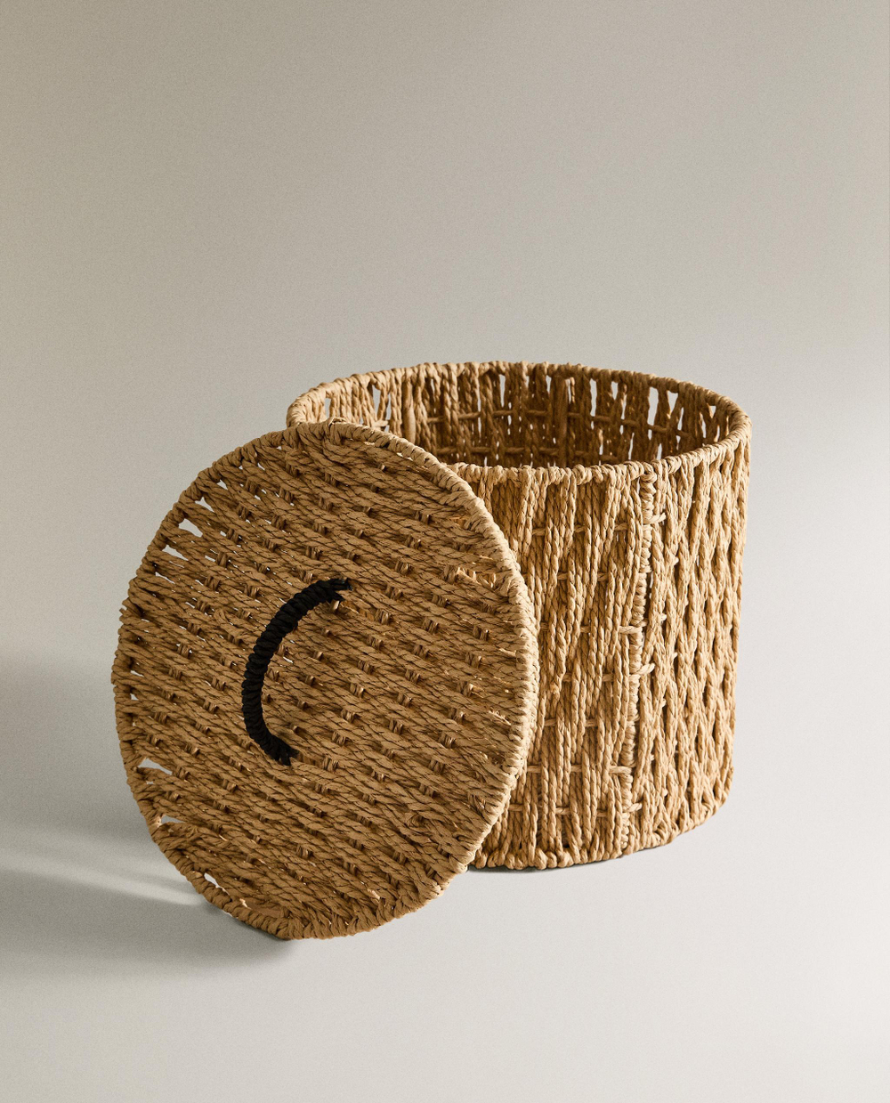 Zara Home Корзина из нержавеющей стали, цвет бежевый, 26 см