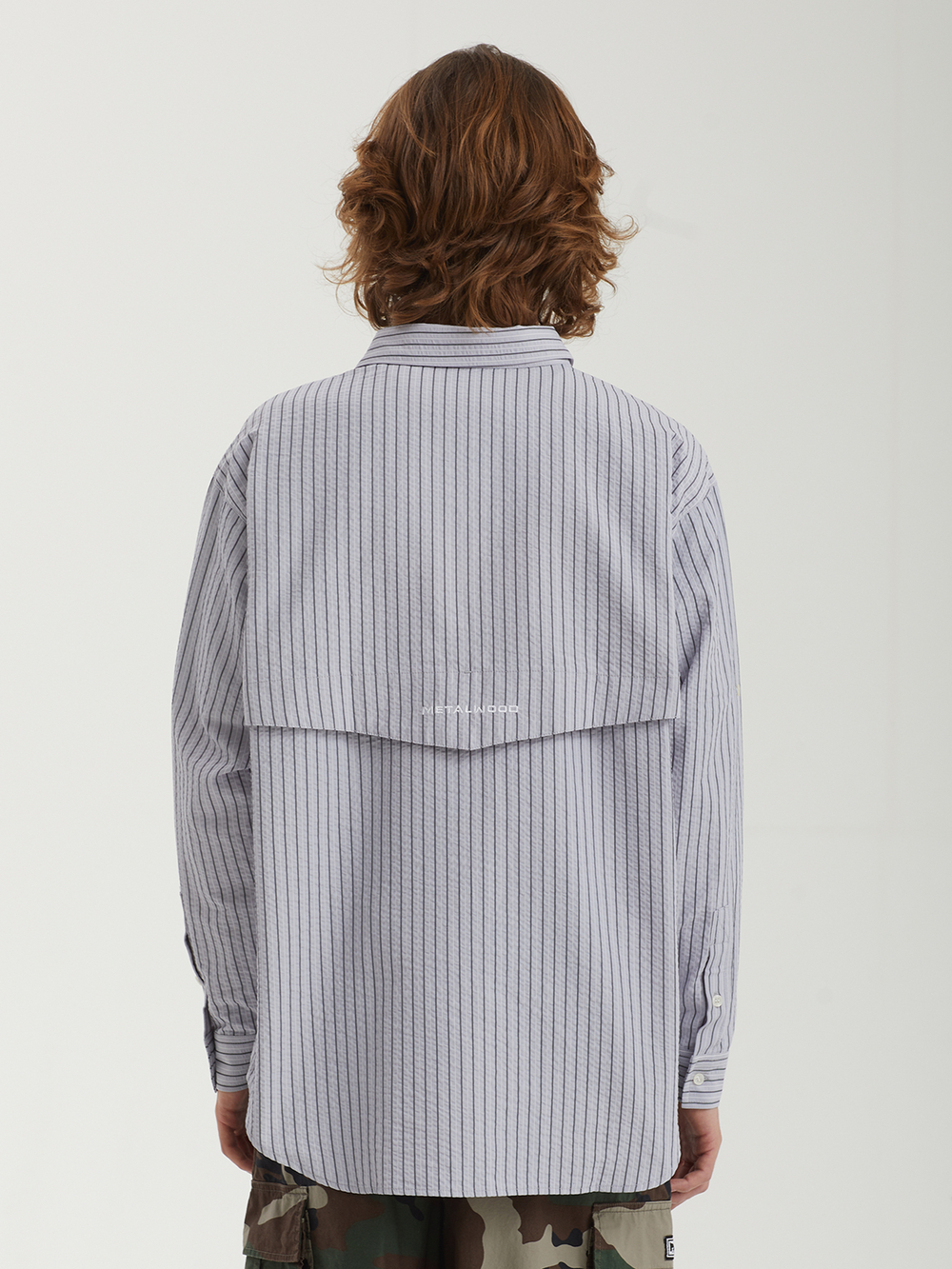 Мужская Рубашка Seersucker Fishing