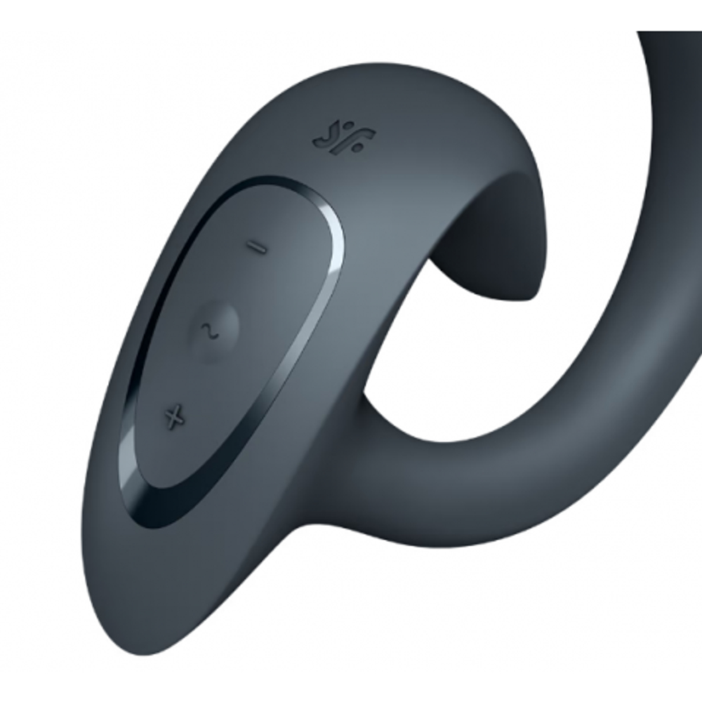 Вибратор-кролик с двойной стимуляцией G for Goddess 1 темно-серый от Satisfyer