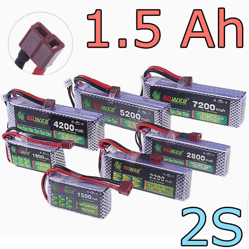 Аккумулятор 7.4V/1500/35С – LiPo